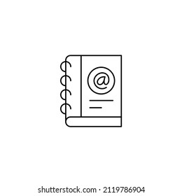 Address book icon on the white background
address book icon vector for web, computer and mobile app Address book, contact, contacts, friends, telephone book icon. flat style can be used web and mobil