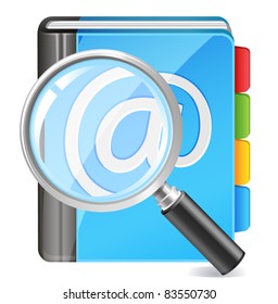 Address Book Icon - Search Contact