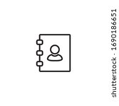 Address Book Icon Vector Design Template And Illustration