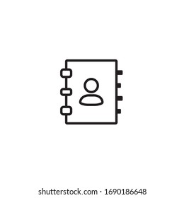 Plantilla E Ilustración De Diseño Del Vector De La Libreta De Direcciones