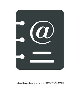 Address Book Icon Vector Illustration