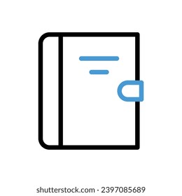 Address Book Icon vector stock illustration