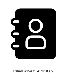 Icono de libro de Dirección Ilustración de diseño de Vector