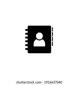 address book icon vector for web, computer and mobile app
