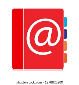 address book icon-contact illustration- directory vector-telephone isolated-bookmark icon-notebook illustration