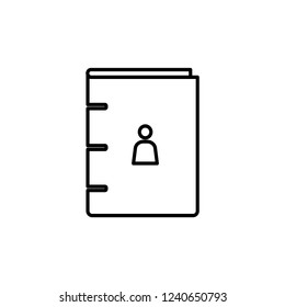 address book icon,vector illustration