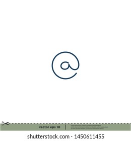 address email icon vector illustration design element