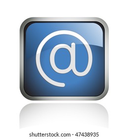 address glossy icon