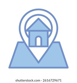 Address Icon Element For Design