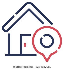 Address Icon Illustration, for UIUX, Infographic, etc