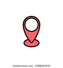 Address icon set illustration. home location sign and symbol. pinpoint