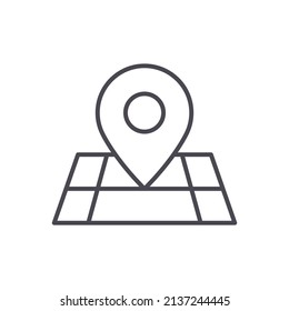 Address icon sign symbol logo vector illustrations