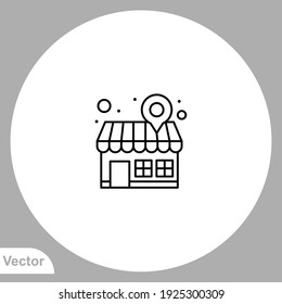 Address icon sign vector,Symbol, logo illustration for web and mobile