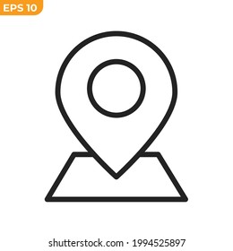 Symbol für Adresssymbol-Vorlage für Grafik- und Webdesign-Kollektion, Vektorgrafik