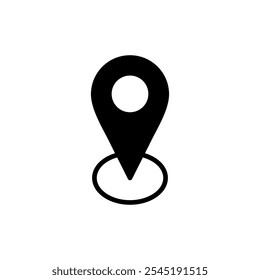 Icono de la Dirección Vector. signo y símbolo de la ubicación de la casa. pinpoint