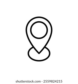 Address icon vector. home location sign and symbol. pinpoint