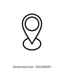 Address icon vector. home location sign and symbol. pinpoint