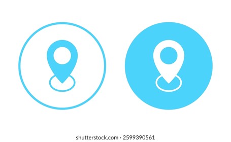 Address icon vector. home location sign and symbol. pinpoint