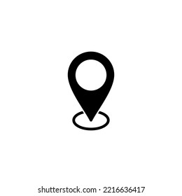 Address Icon Vector Illustration. Home Location Sign And Symbol. Pinpoint