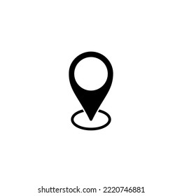 Address Icon Vector Illustration. Home Location Sign And Symbol. Pinpoint