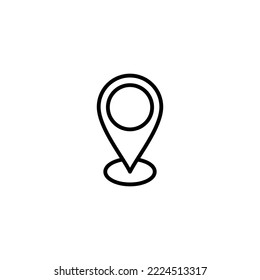 Address icon vector illustration. home location sign and symbol. pinpoint