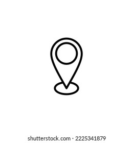 Address icon vector illustration. home location sign and symbol. pinpoint