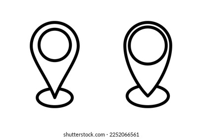 Address icon vector illustration. home location sign and symbol. pinpoint