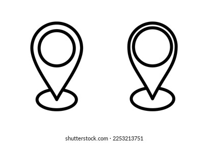 Address icon vector illustration. home location sign and symbol. pinpoint