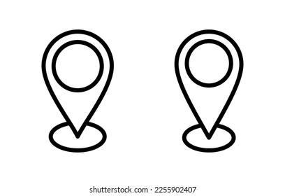 Address icon vector illustration. home location sign and symbol. pinpoint