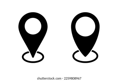 Address icon vector illustration. home location sign and symbol. pinpoint