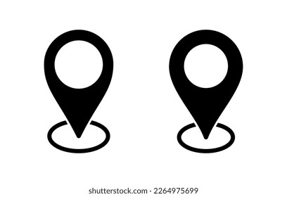 Address icon vector illustration. home location sign and symbol. pinpoint