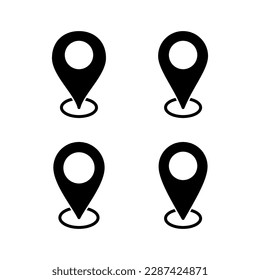 Address icon vector illustration. home location sign and symbol. pinpoint