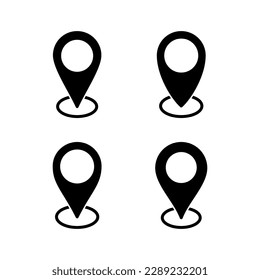 Address icon vector illustration. home location sign and symbol. pinpoint