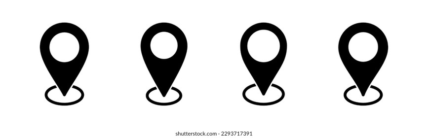 Address icon vector illustration. home location sign and symbol. pinpoint