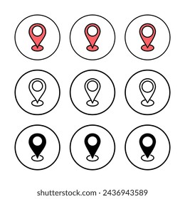Address icon vector illustration. home location sign and symbol. pinpoint