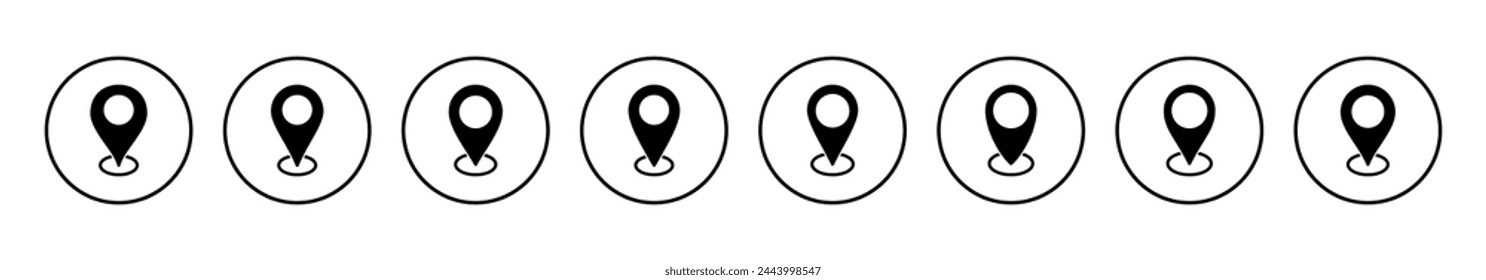 Address icon vector illustration. home location sign and symbol. pinpoint