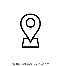 Address icon vector illustration. home location sign and symbol. pinpoint