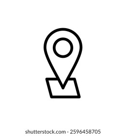 Address icon vector illustration. home location sign and symbol. pinpoint