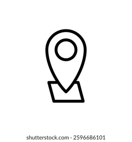 Address icon vector illustration. home location sign and symbol. pinpoint