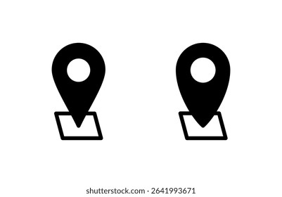 Address icon vector illustration. home location sign and symbol. pinpoint