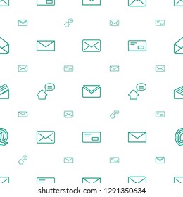 address icons pattern seamless white background. Included editable outline mail, home message, envelop, letter, at mail, envelope icons. address icons for web and mobile.