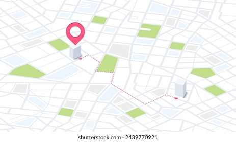 Address move change location announcement business home map. We have moved new office icon location. New pin location. Isometric vector illustration