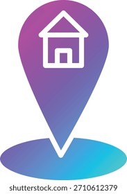 Ilustração de design de ícone de vetor de endereço