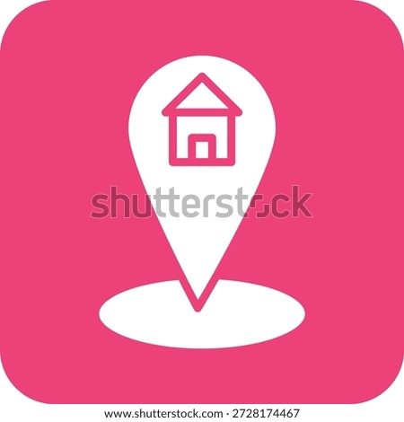 Address Vector Icon Design Illustration