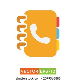 Address-book icon design vector Idea for print and web use.