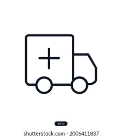 add-truck Icons. e-commerce icon. Сollection of Web and App icons for an online store, delivery, payment, shopping cart, Online Shopping. vector eps 10