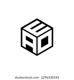 Diseño del logotipo de la letra ADE en la ilustración. Logo vector, diseños de caligrafía para logotipo, afiche, invitación, etc.