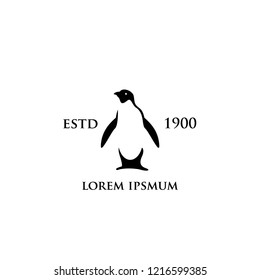 Adelie Penguin logo icon Vector Illustration