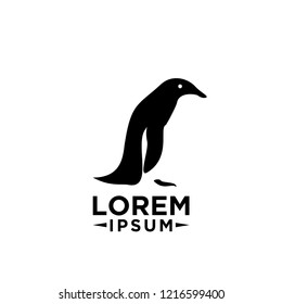 Adelie Penguin logo icon Vector Illustration
