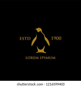 Adelie Penguin logo icon Vector Illustration